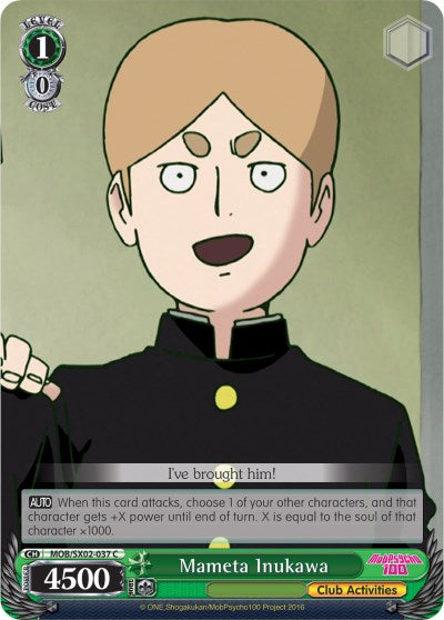 Mameta Inukawa (MOB/SX02-037 C) - Mob Psycho 100