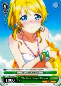 "The Glass Garden" Eli Ayase (LL/W34-E026 C) - Love Live! Vol. 2