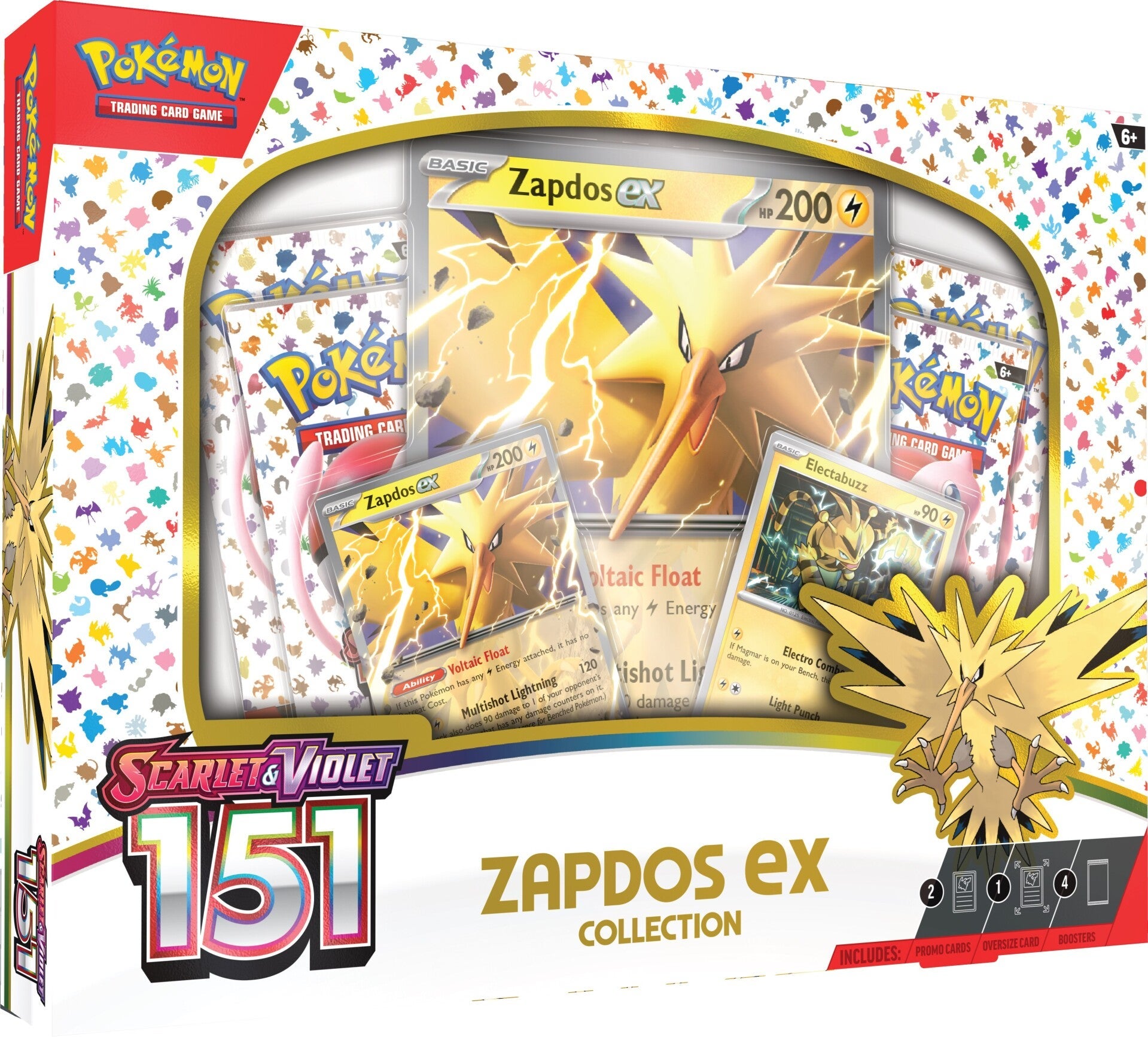 Pokemon: Scarlet & Violet 151 - Zapdos ex Box