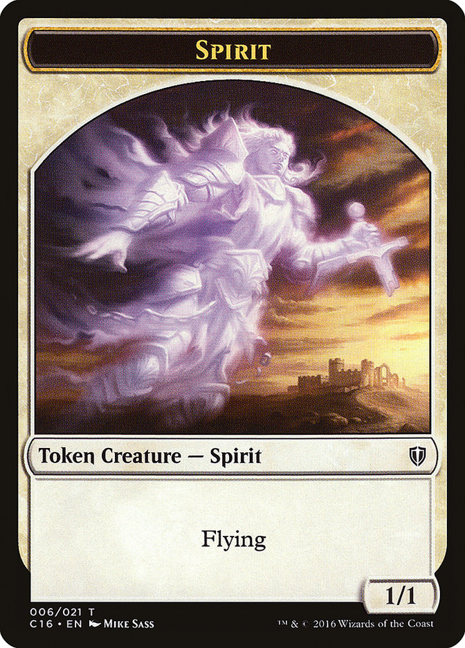 Spirit (C16-006) - Commander 2016 Tokens