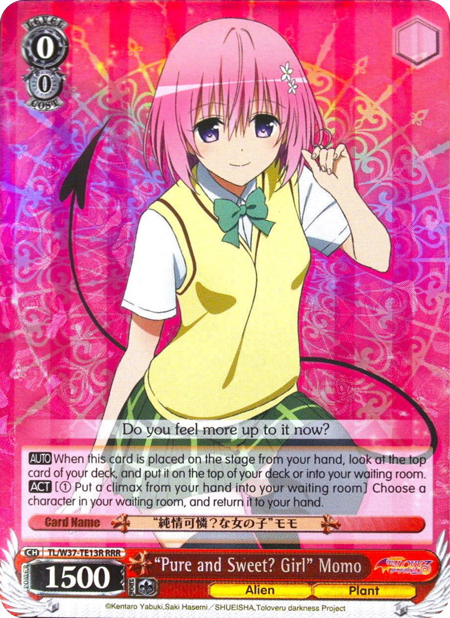 "Pure and Sweet? Girl" Momo (RRR) (TL/W37-TE13R RRR) - To Loveru Darkness 2nd