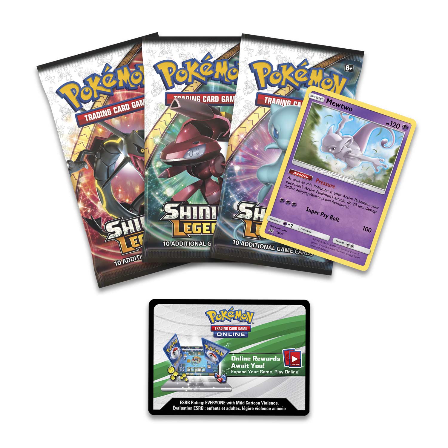 Shining Legends - Pin Collections (Mewtwo)