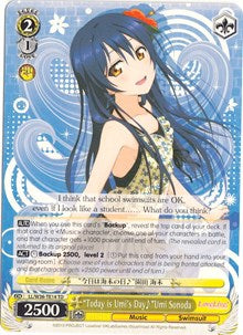 "Today is Umi's Day" Umi Sonoda (LL/W36-TE14 TD) - Love Live! Vol. 2