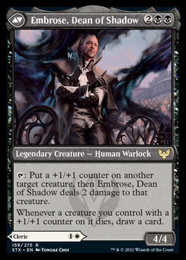 Shaile, Dean of Radiance // Embrose, Dean of Shadow (STX-158) - Strixhaven: School of Mages