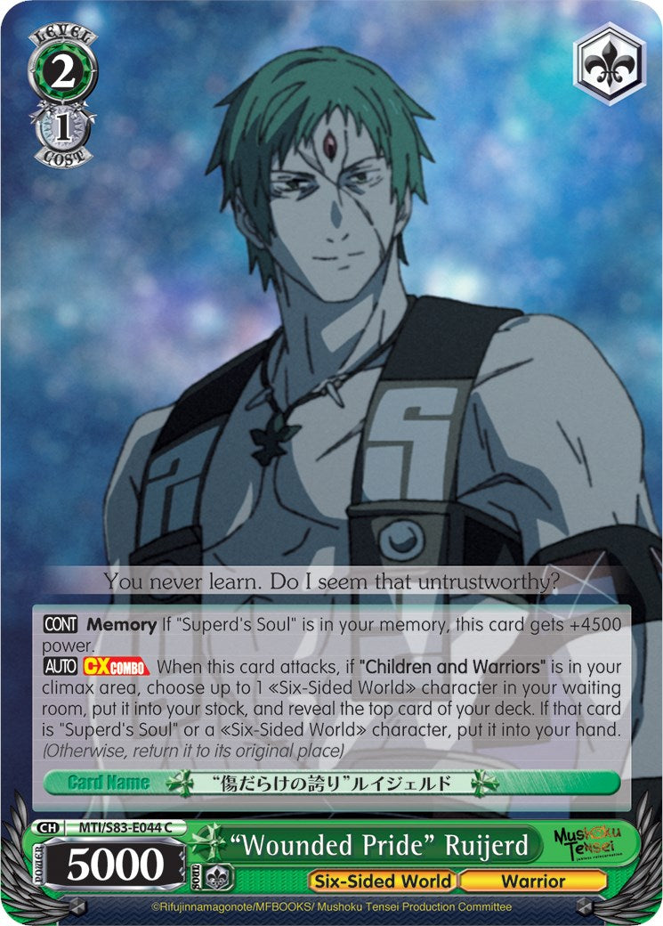 "Wounded Pride" Ruijerd (MTI/S83-E044 C) - Mushoku Tensei: Jobless Reincarnation