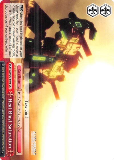 Heat Blast Saturation (AW/S43-E076 CC) - Accel World -Infinite Burst-
