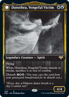 Dorothea, Vengeful Victim // Dorothea's Retribution (DBL-502) - Innistrad: Double Feature: (Double Faced Transform)