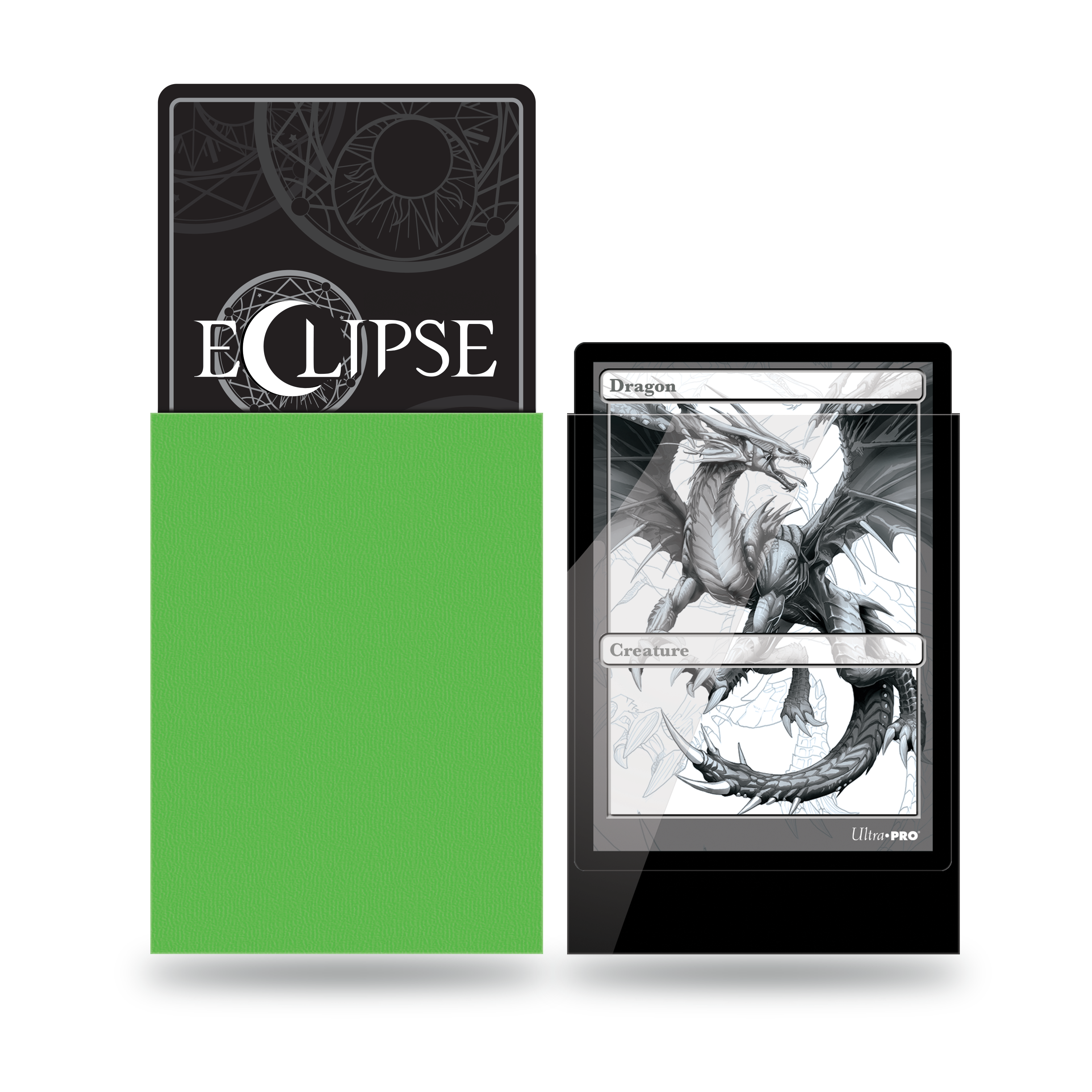 Ultra PRO: Standard 100ct Sleeves - Eclipse Gloss (Lime Green)