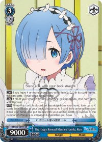 The Happy Roswaal Mansion Family, Rem (SR) (RZ/S55-E071S SR) - Re:ZERO Vol.2