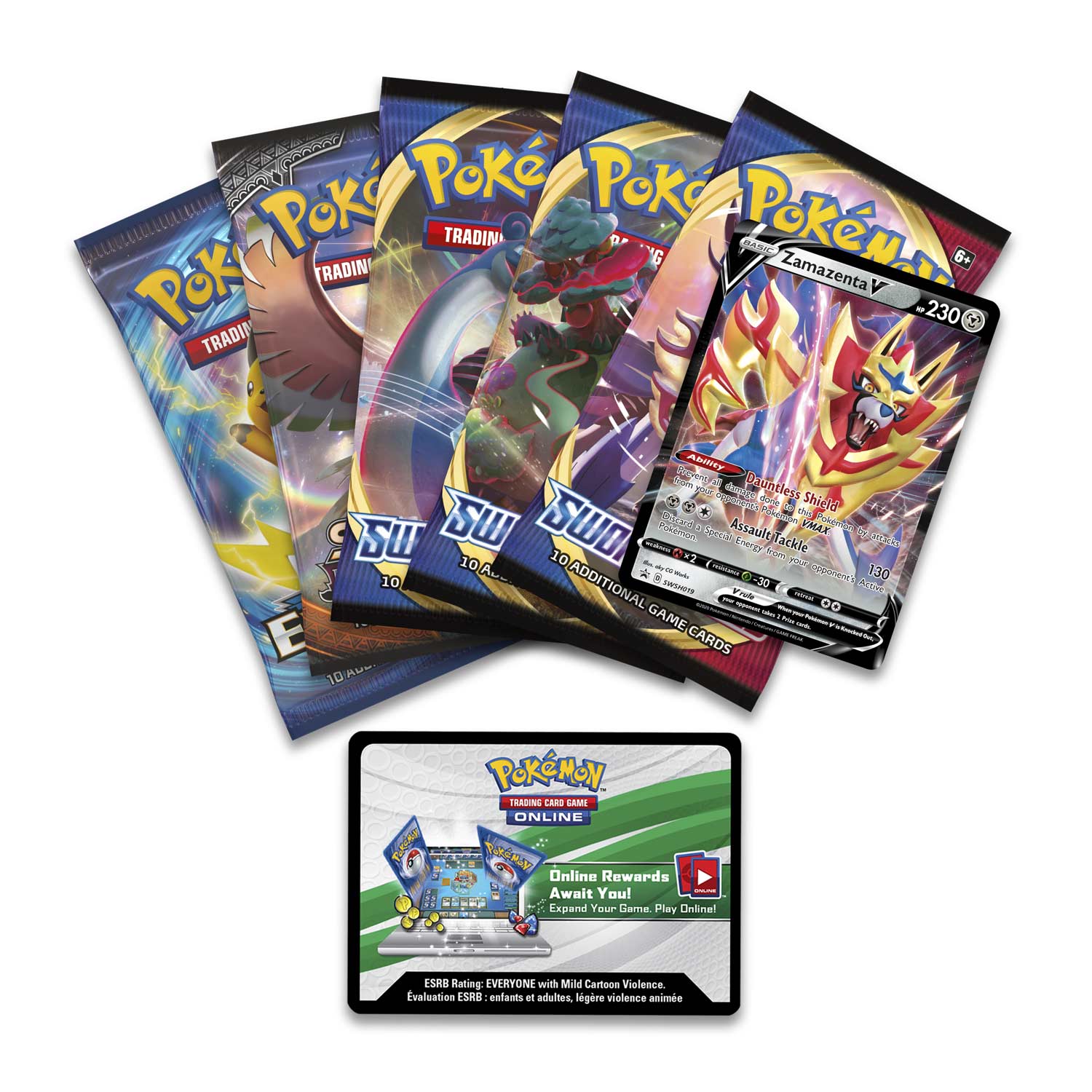 Sword & Shield: Rebel Clash - Legends of Galar Collector's Tin (Zamazenta V)