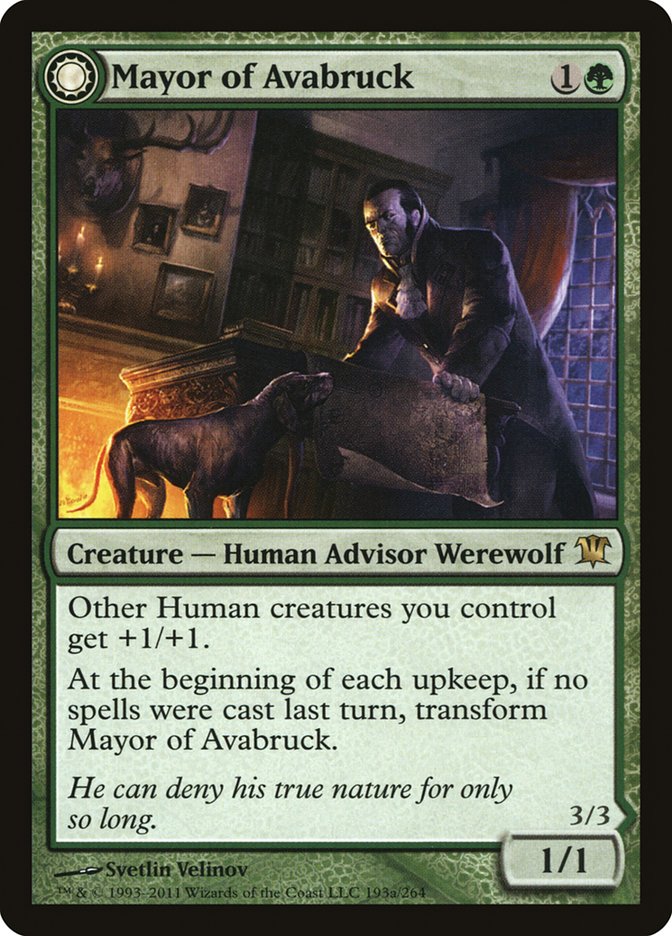 Mayor of Avabruck // Howlpack Alpha (ISD-193) - Innistrad: (Double Faced Transform)