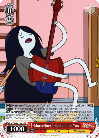 Marceline: I Remember You (AT/WX02-043 RR) - Adventure Time