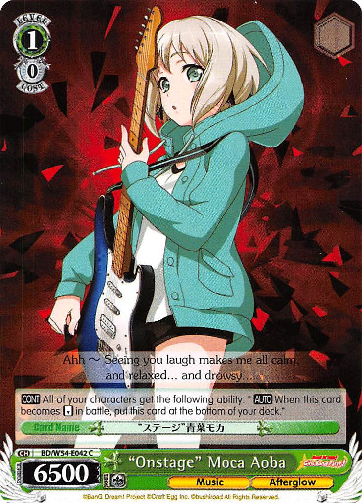 "Onstage" Moca Aoba (BD/W54-E042 C) - BanG Dream! Girls Band Party!