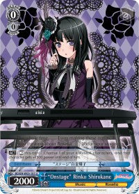 "Onstage" Rinko Shirokane (BD/EN-W03-101 U) - BanG Dream! Girls Band Party! MULTI LIVE