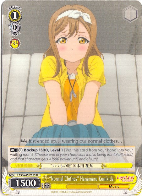 "Normal Clothes" Hanamaru Kunikida (LSS/W45-E013) - Love Live! Sunshine!!