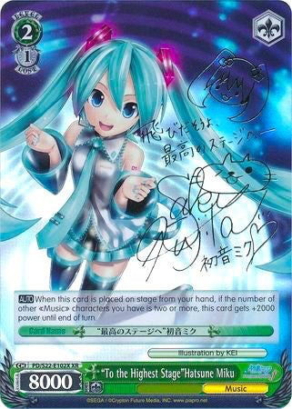 "To the Highest Stage"Hatsune Miku (XR) (PD/S22-E102X XR) - Hatsune Miku -Project DIVA- f