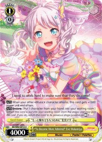 "To Become More Admired" Eve Wakamiya (BD/W63-E012 U) - BanG Dream! Girls Band Party! Vol.2