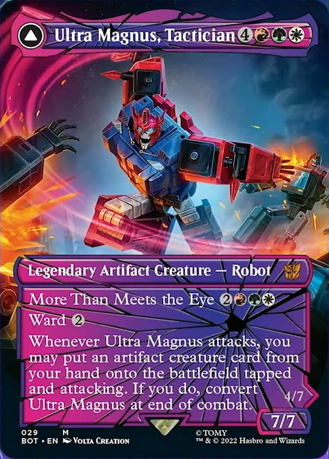 Ultra Magnus, Tactician // Ultra Magnus, Armored Carrier (BOT-029) - Transformers: (convertdfc, shatteredglass) (Borderless)