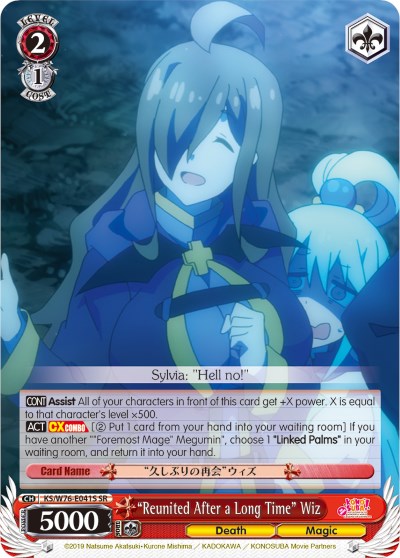 "Reunited After a Long Time" Wiz (SR) (KS/W76-E041S SR) - KonoSuba The Movie: Legend of Crimson