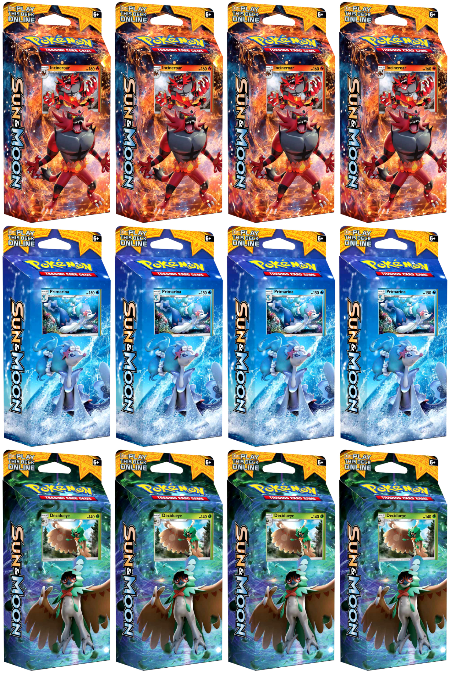 Sun & Moon - Theme Deck Display