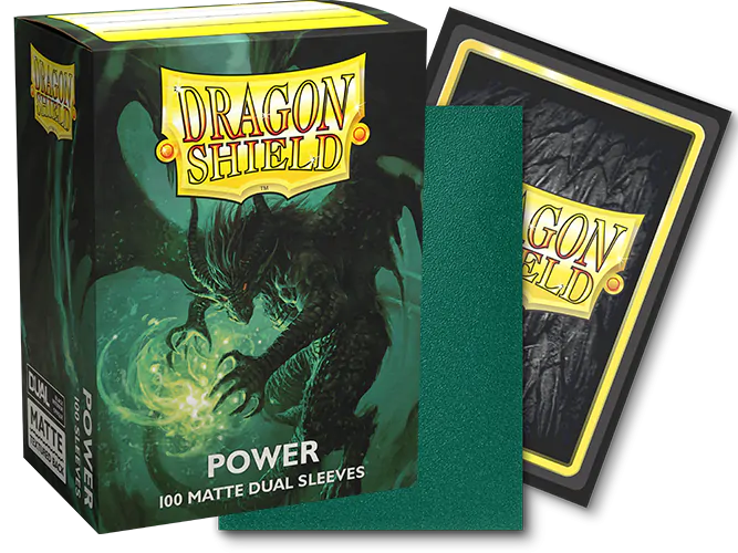 Dragon Shield: Standard 100ct Sleeves - Power (Matte)