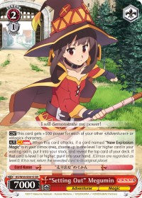 "Setting Out" Megumin (SR) (KS/W55-E051S SR) - KonoSuba 2