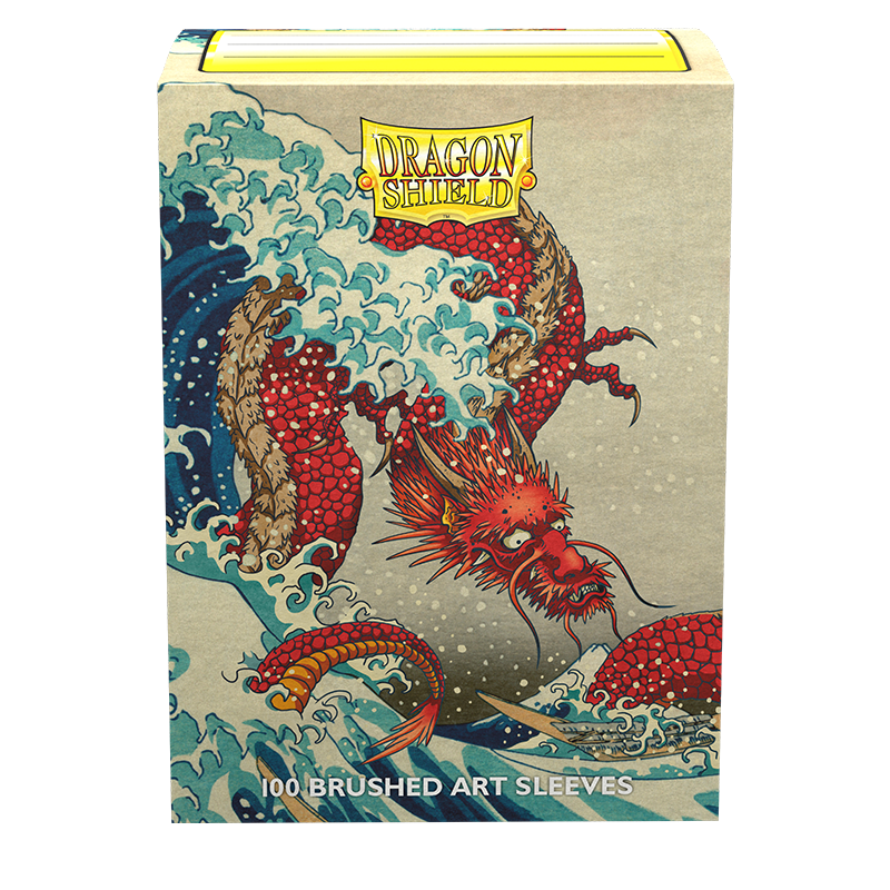 Dragon Shield: Standard 100ct Brushed Art Sleeves - The Great Wave (An