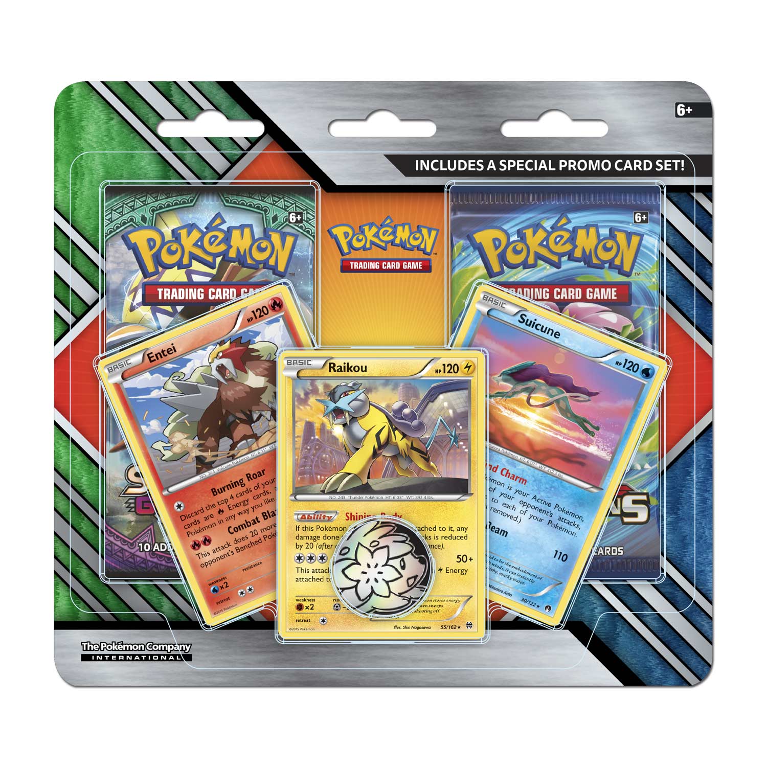 Sun & Moon: Guardians Rising - 2-Pack Blister (Entei, Raikou, Suicune)