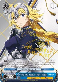 "The First Steps of Fate" Ruler (SP) (APO/S53-TE14SP SP) - Fate/Apocrypha