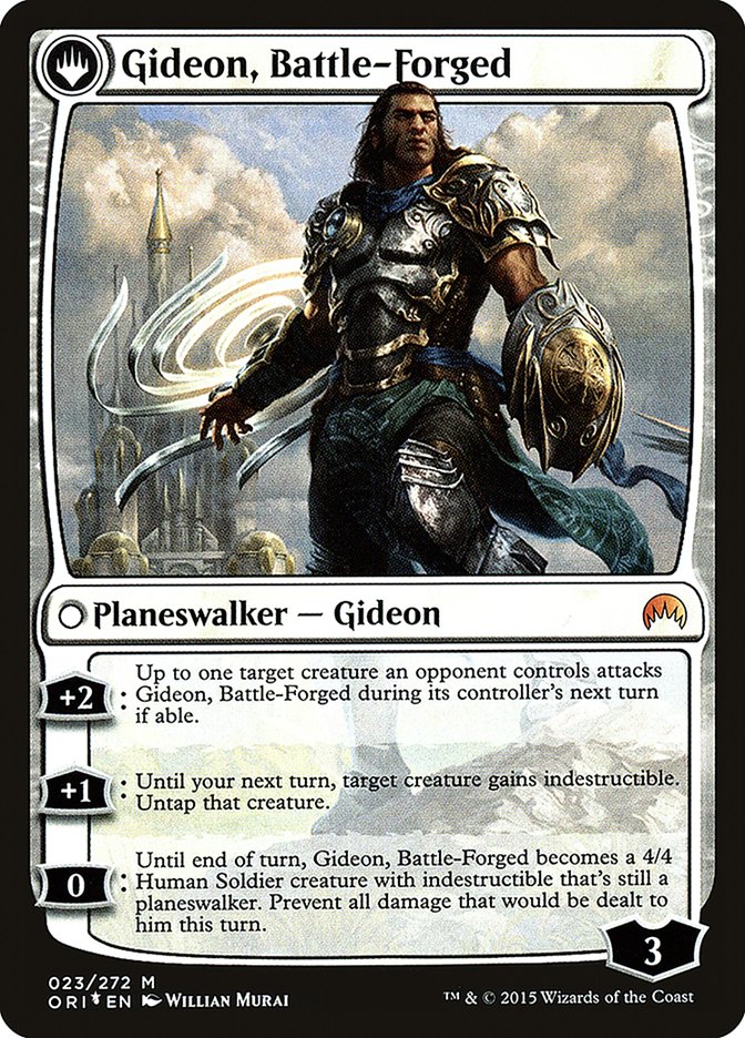 Kytheon, Hero of Akros // Gideon, Battle-Forged (PRE-23S) - Magic Origins Promos: (originpwdfc) Foil