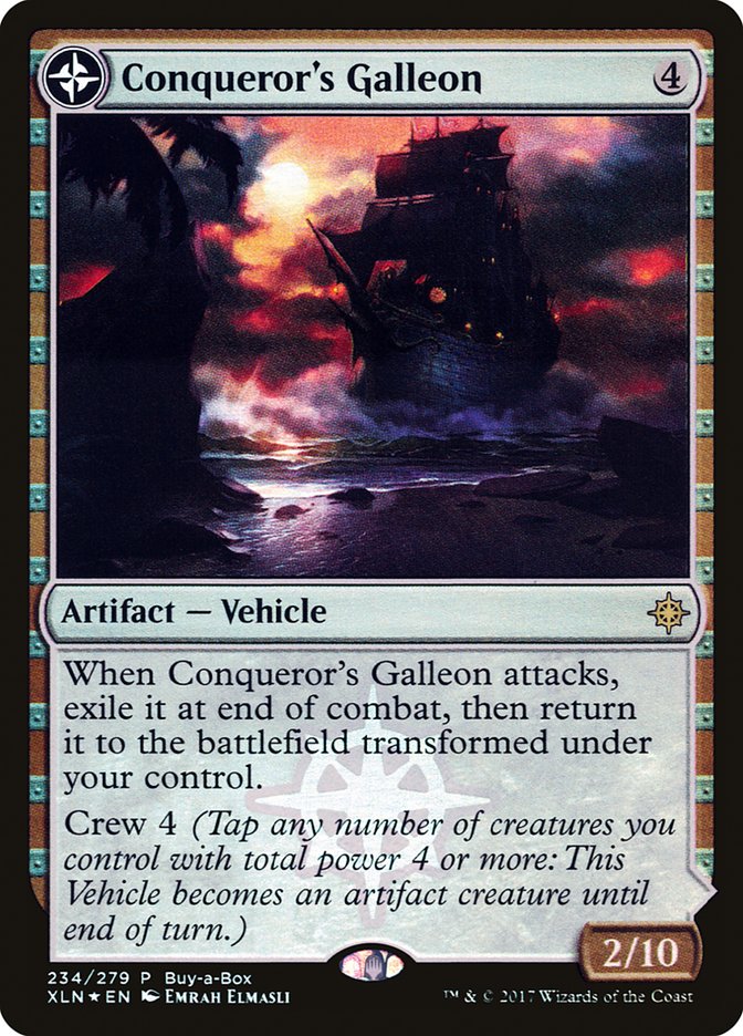 Conqueror's Galleon // Conqueror's Foothold (BABP-234) - XLN Treasure Chest: (compasslanddfc) Foil