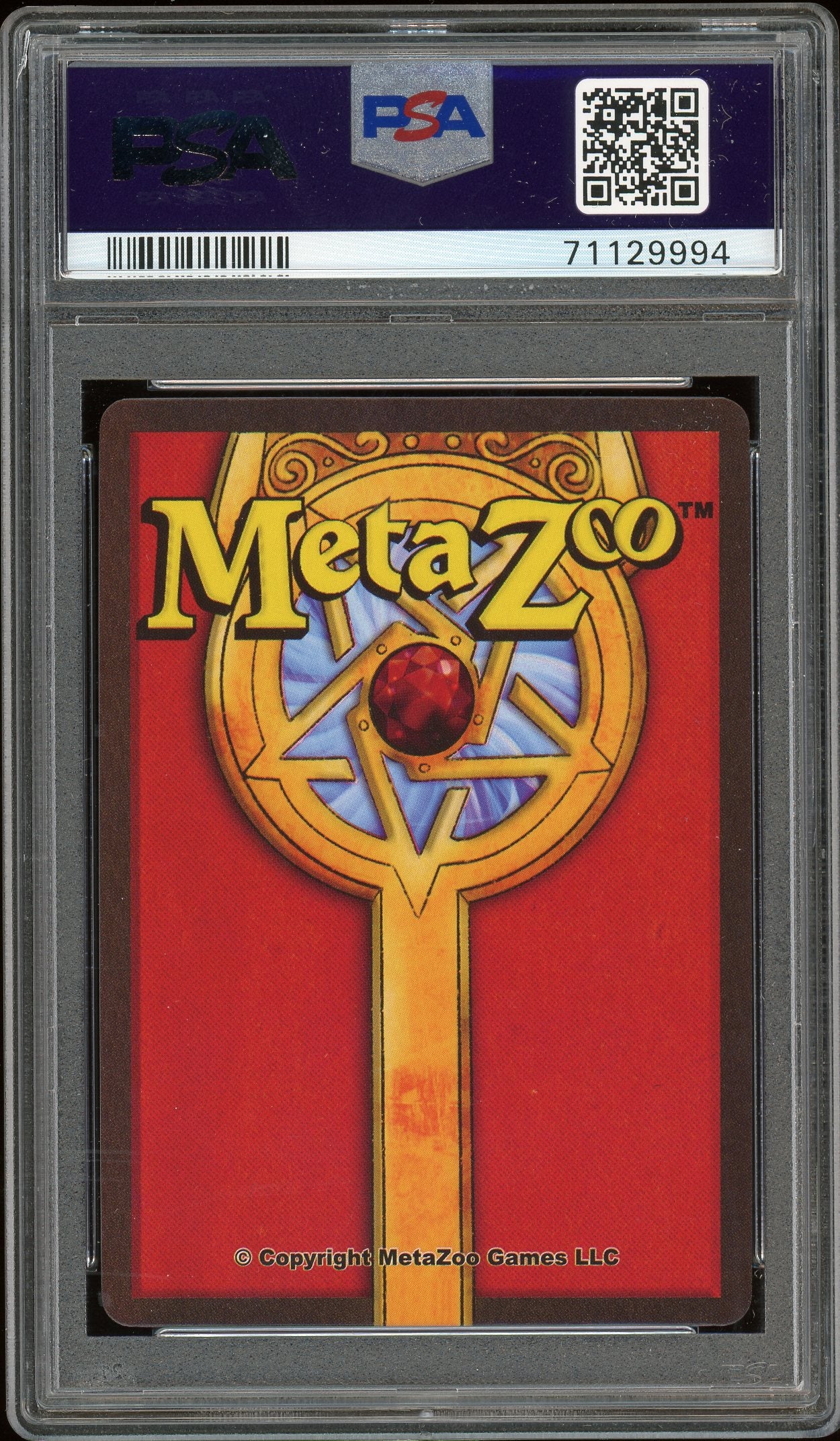 MetaZoo: Hopkinsville Goblin Golden Distribution Promo PSA 9