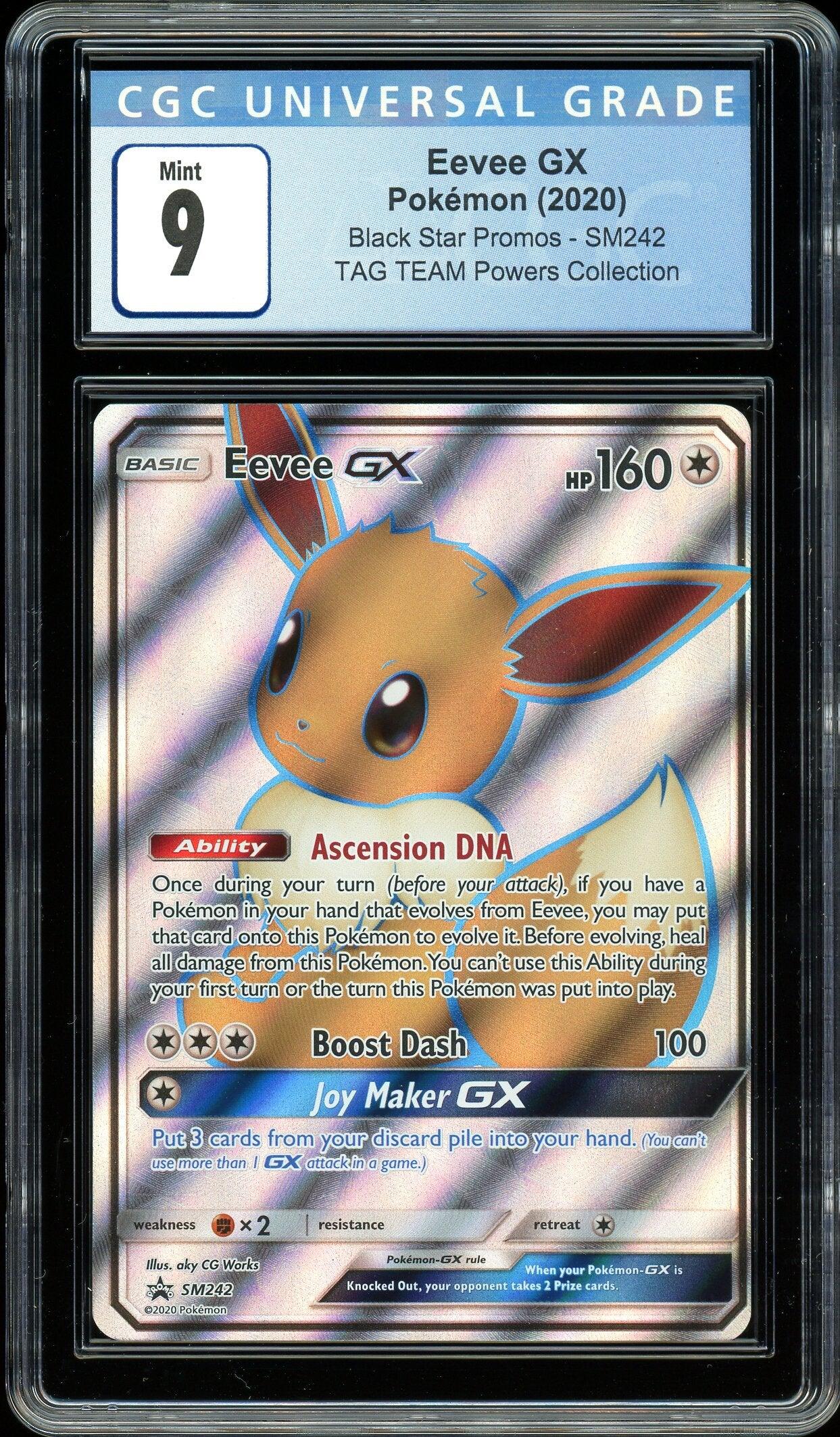 eevee gx pokemon cards Eevee GX - Tag Team GX All Stars Card Pokemon PSA 9
