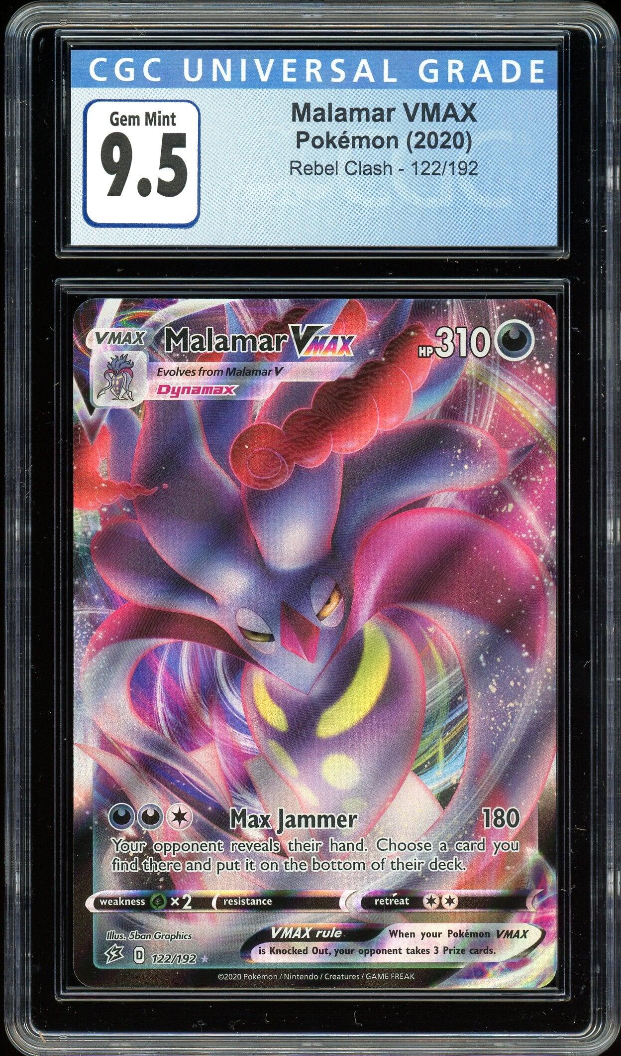 Malamar VMAX Rebel Clash 122/192 CGC 9.5 - Josh's Cards