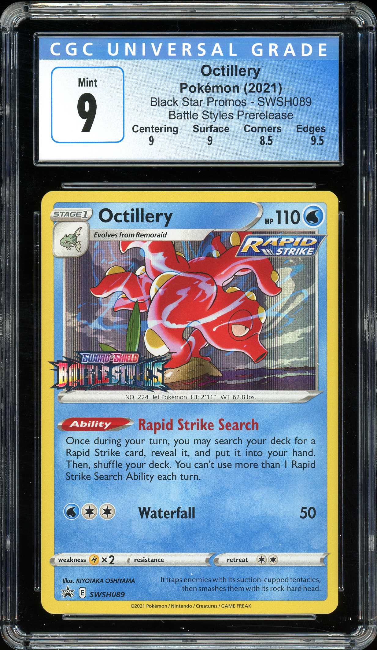 Octillery Promo SWSH089 CGC 9