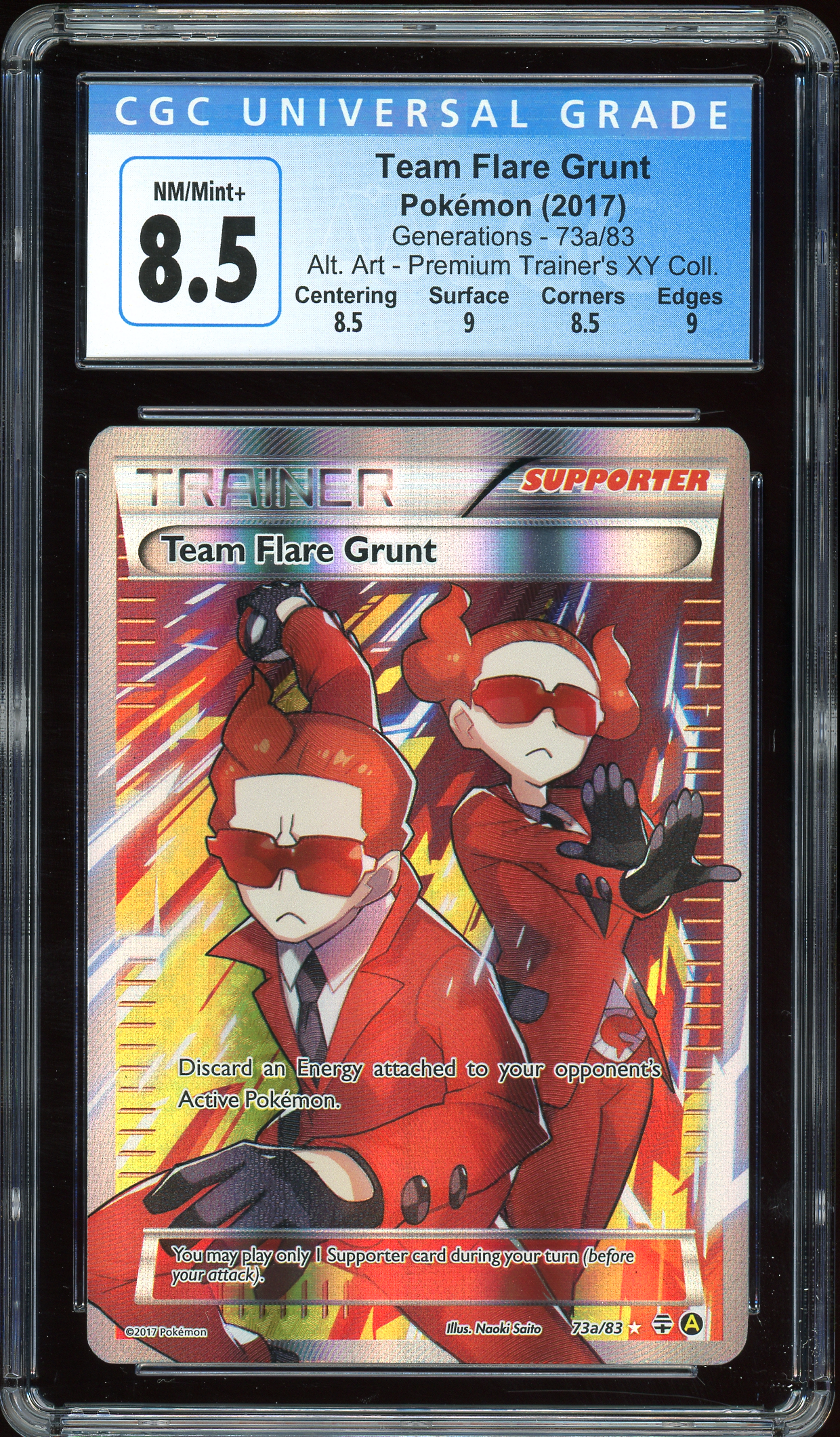 Team Flare Grunt Promo 73a/83 CGC 8.5
