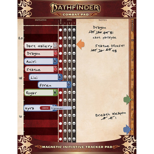 Pathfinder Second Edition Combat Pad