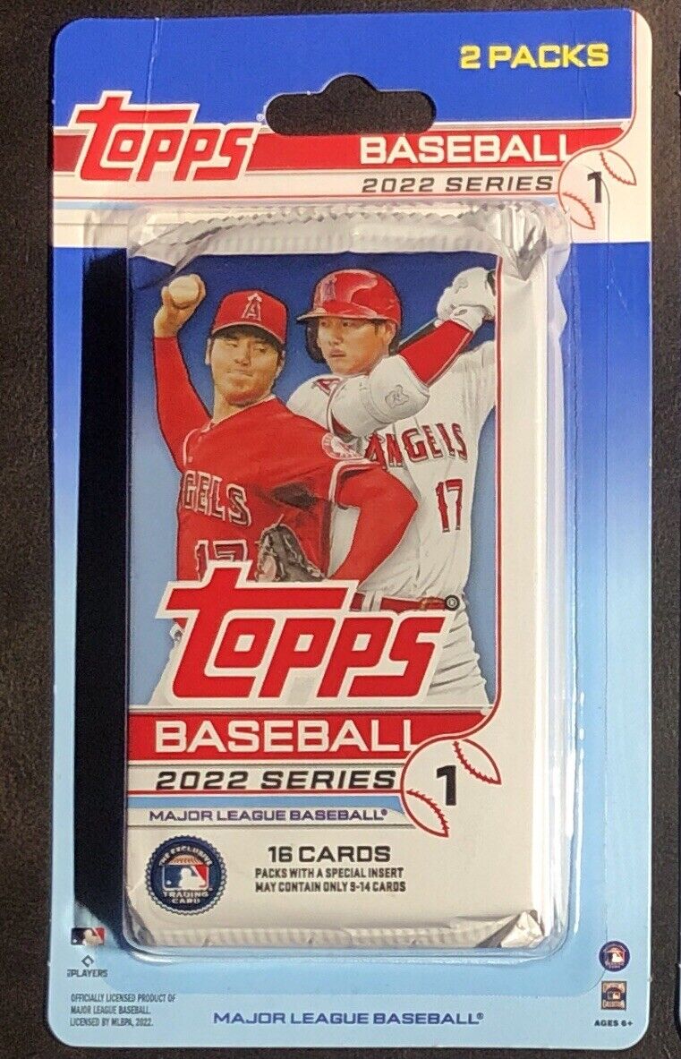 2022 Topps MLB Series 1 Baseball 2-Pack Blister
