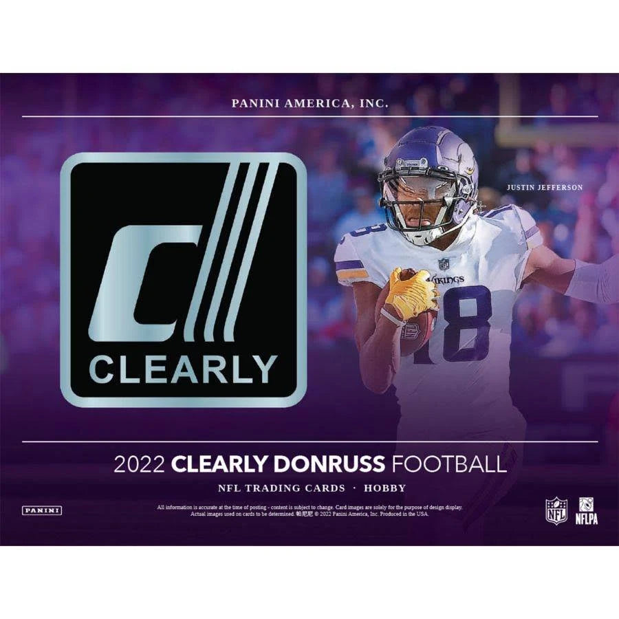 2022 Panini Clearly Donruss Football Hobby Box