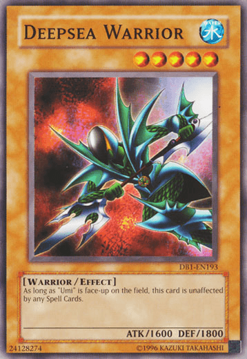Deepsea Warrior [DB1-EN193] Common - Josh's Cards