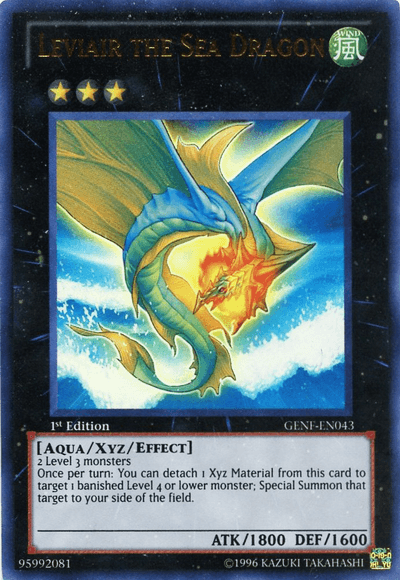 Leviair the Sea Dragon [GENF-EN043] Ultra Rare - Josh's Cards