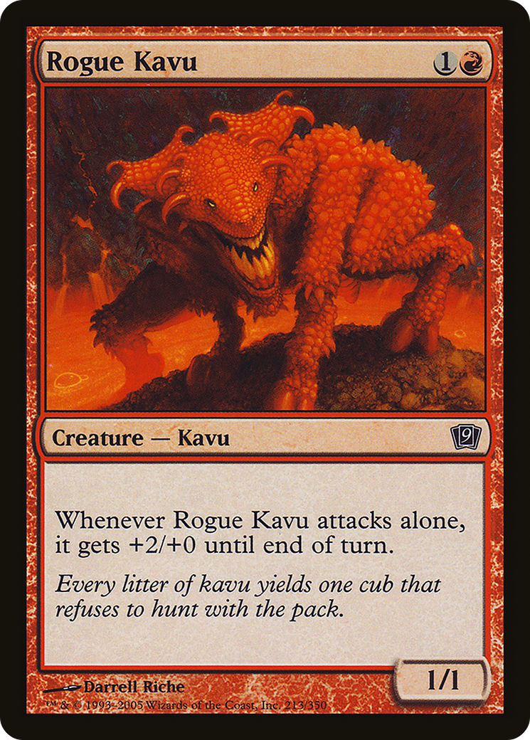 Rogue Kavu [Ninth Edition] Foil