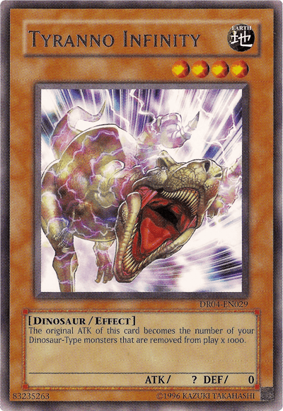 Tyranno Infinity [DR04-EN029] Rare - Josh's Cards