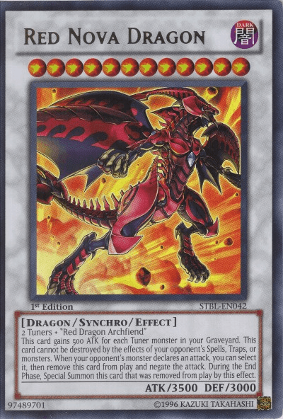 Red Nova Dragon [STBL-EN042] Ultra Rare - Josh's Cards