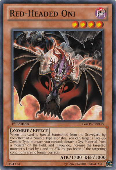 Red-Headed Oni [GAOV-EN038] Common - Josh's Cards