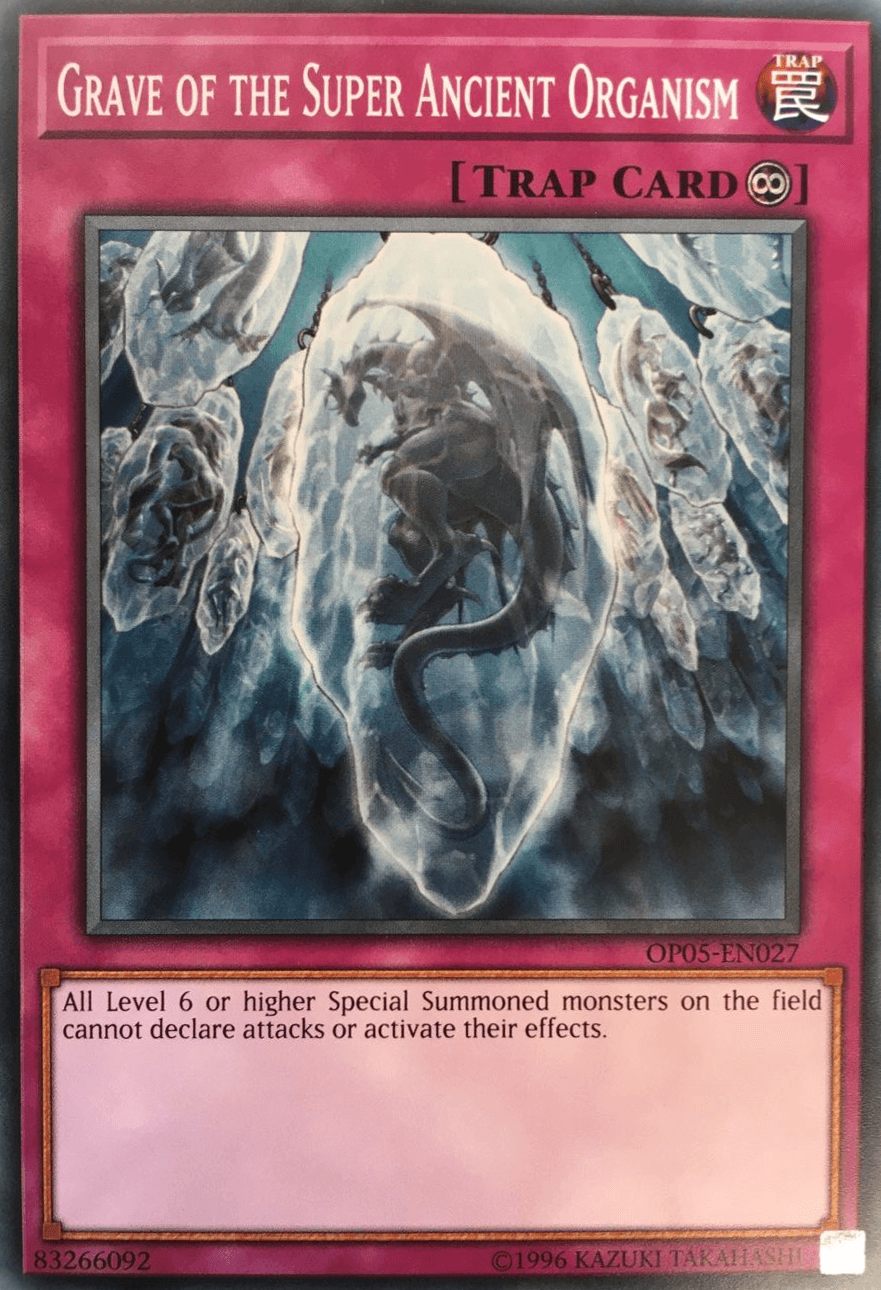 Grave of the Super Ancient Organism [OP05-EN027] Common - Josh's Cards