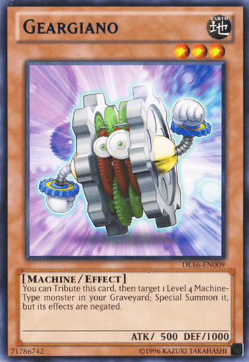 Geargiano (Blue) [DL16-EN009] Rare - Josh's Cards