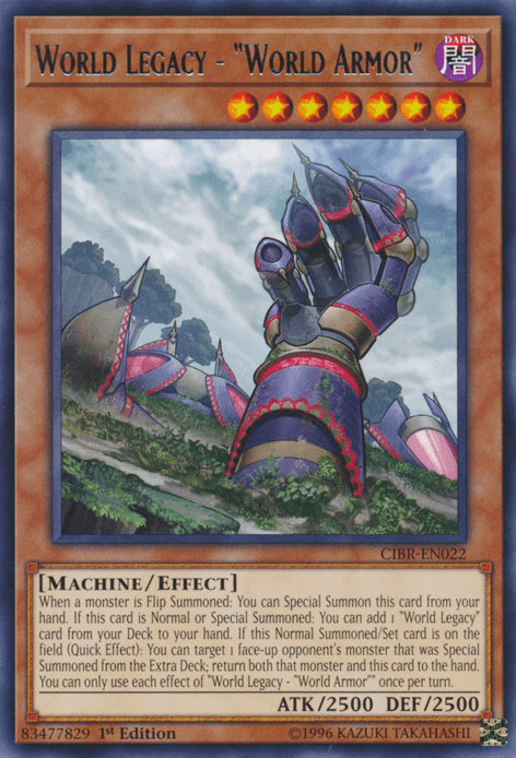 World Legacy - "World Armor" [CIBR-EN022] Rare - Josh's Cards