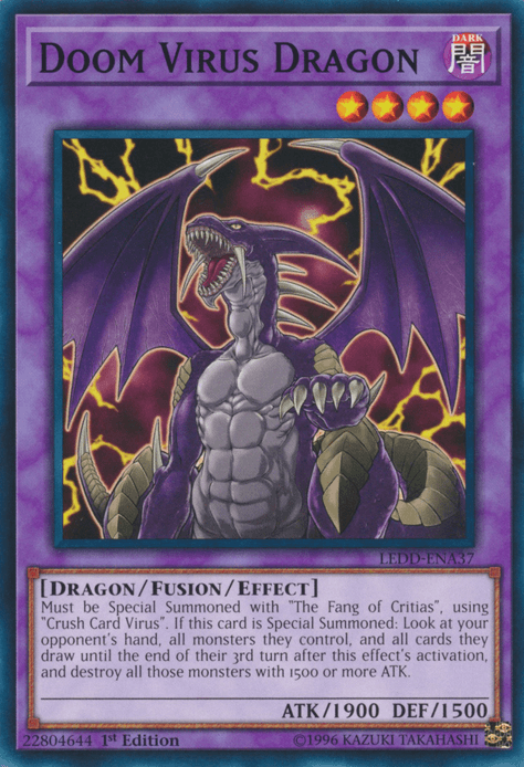 Doom Virus Dragon [LEDD-ENA37] Common - Josh's Cards