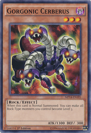 Gorgonic Cerberus [MP14-EN195] Common - Josh's Cards